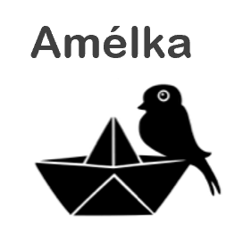 Dětská ilustrátorka Klára Kubešová, Brno, Amélka - logo