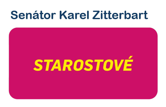 MUDr. Karel Zitterbart - senátor - nezávislý kandidát na senátora pro senátní volby 2026 - logo STAN